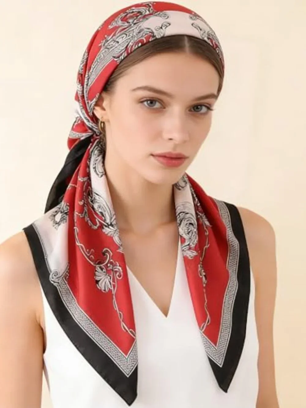 100% Mulberry Silk Fashion Scarf Long Lightweight Shawl Wrap